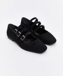 کفش فلت زنانه با ظاهر جیر برند LC Waikiki - 1029089471