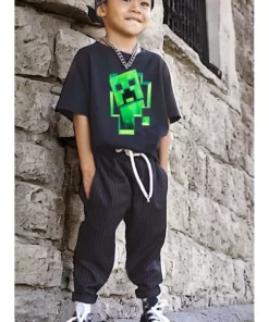 تیشرت بچه‌گانه طرح ماینکرافت برند BENROMA - 813324905