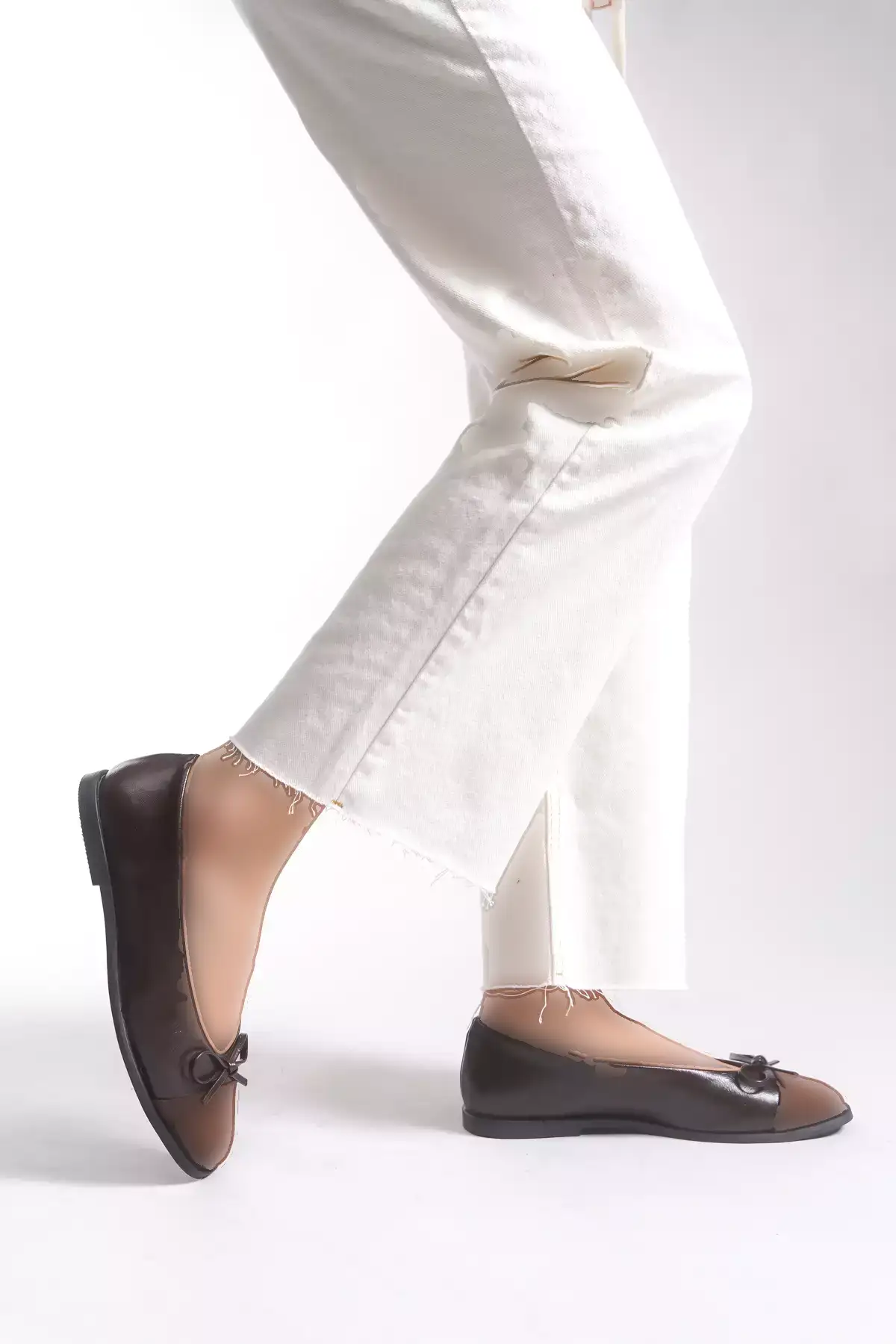 کفش زنانه بابل کد 0012098 چرم قهوهای برند Riccon - 983028559