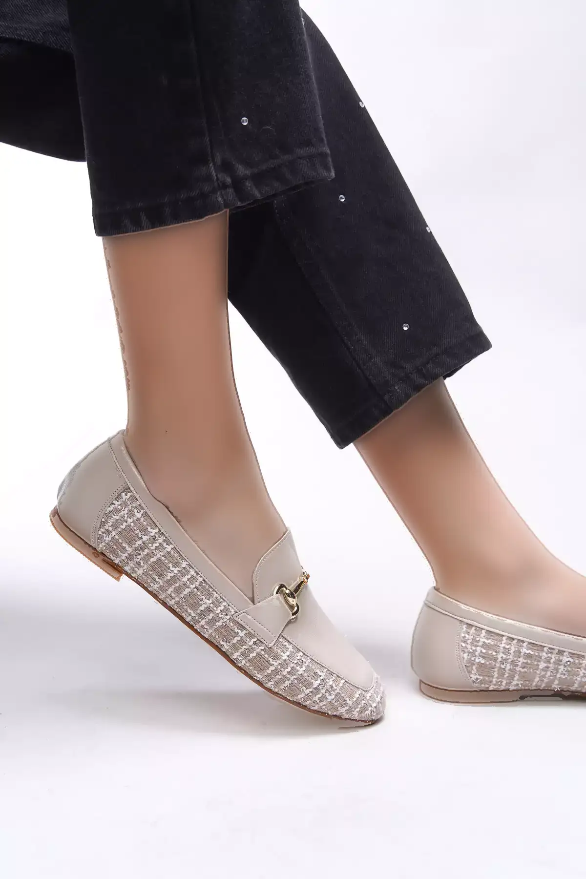 پاپوش زنانه وینلینا 0012093 کرم برند Riccon - 900651239