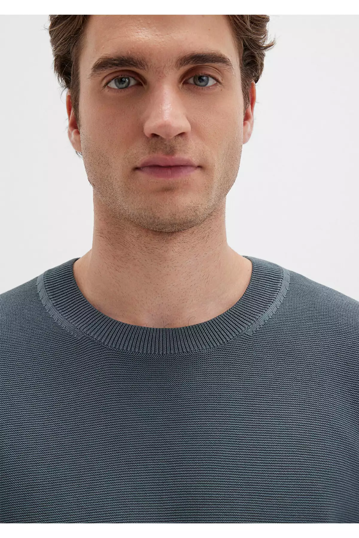 پلیور یقه گرد طوسی مناسب سایز معمولی / 0710197-80889 برند Mavi - 999233903