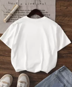 تی‌شرت کودک طراحی چری - تی‌شرت سفید با چاپ، آستین کوتاه، سایز بزرگ و یقه گرد مناسب فصل تابستان برند Cool Art - 925224712