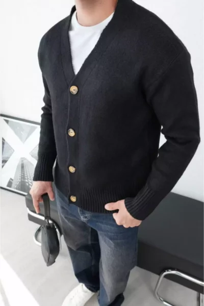 کارتن دکمه‌دار مردانه بافتنی برند perasttesktil - 992138517