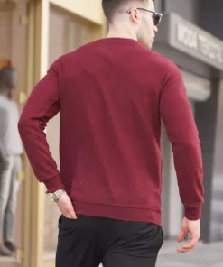 پیراهن بافتنی یقه گرد طرح دار بوردا 5968 برند Madmext - 334568745