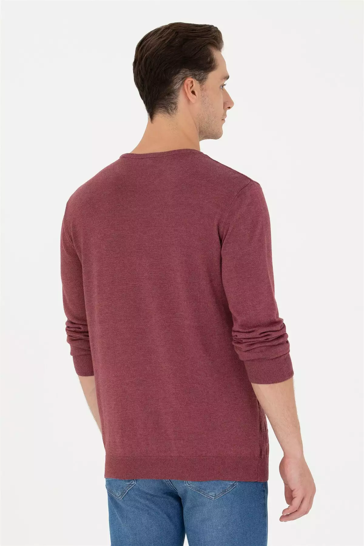 کاپشن مردانه پایه برنگ بورگاندی برند U.S. Polo Assn. - 779753920