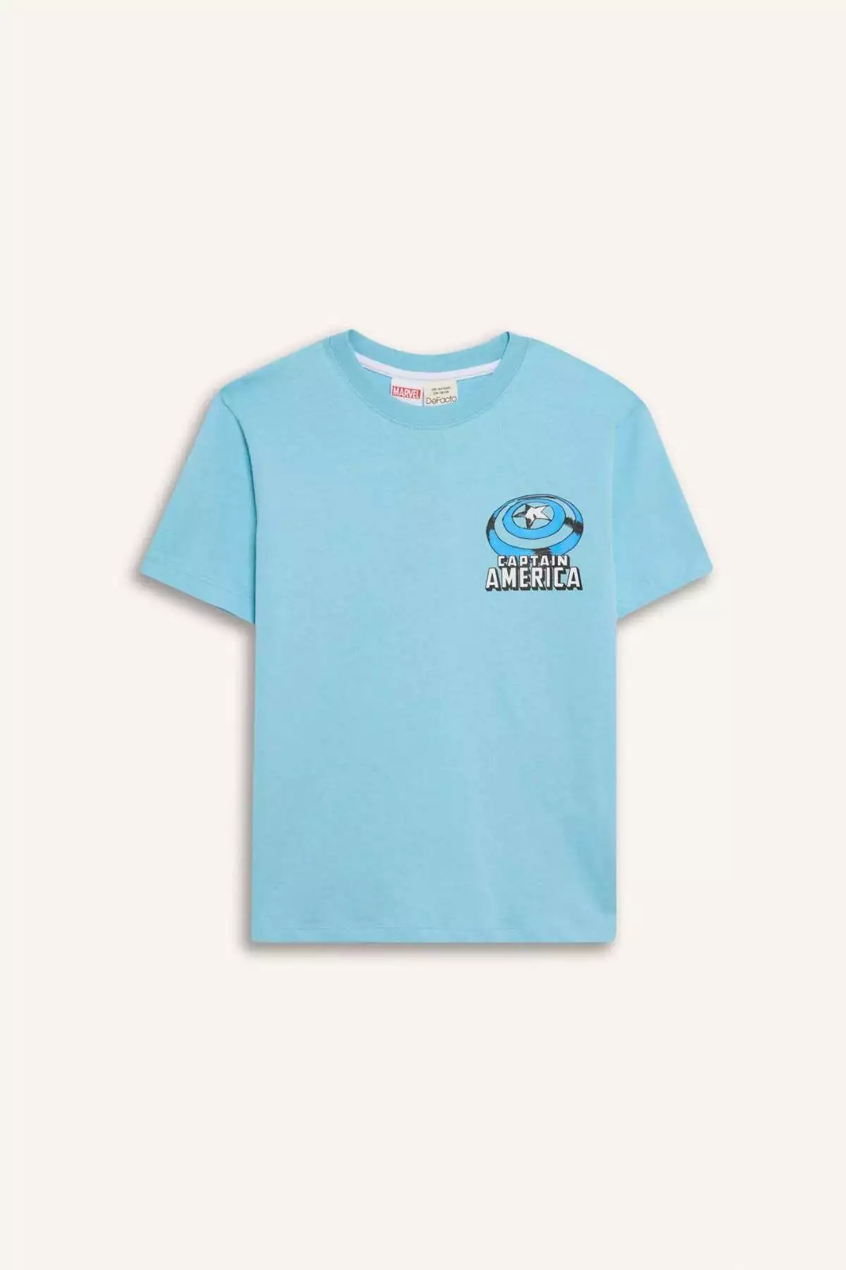 تیشرت آستین کوتاه یقهگرد کودکانه پسرانه مارول اونجرز E3097A825SM برند Defacto - 895012502