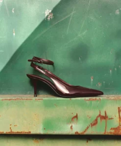 پوتین براق پاشنه‌دار برند MANGO - 977564857