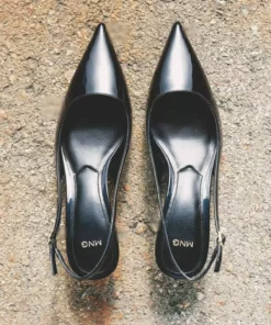 کفش پاشنه بلند گربهای برند روگان برند MANGO - 977564617