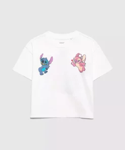 تیشرت با طرح لیلو و استیچ رنگ کرم سفید برند Mavi - 954408596