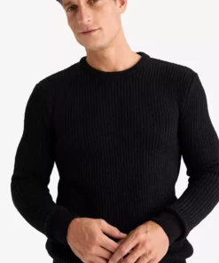 ژاکت بافتنی راه راه یقه گرد استاندارد فیت C8814AX24WN برند Defacto - 887805246