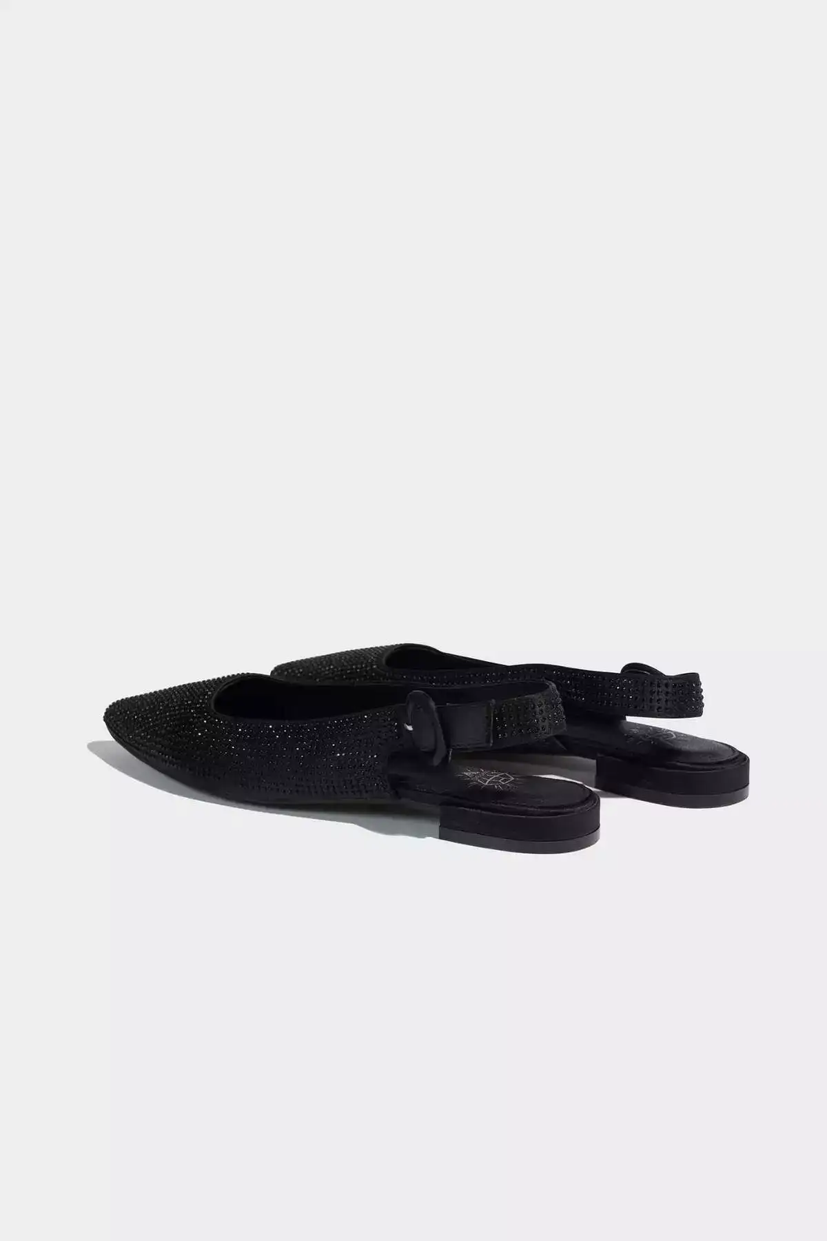 کفش باله زنانه با کفی صاف از چرم مصنوعیمدل D8963AX25SM برند Defacto - 917378082