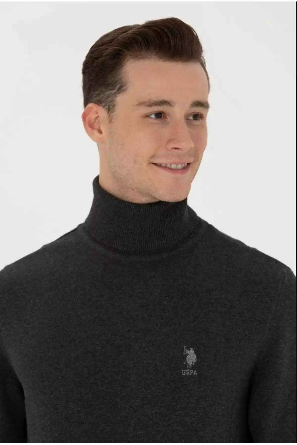 پولیور مردانه آنترسیت ملانژ ساده برند U.S. Polo Assn. - 778335975