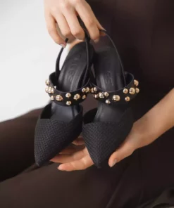 کفش روزمره orthopedic کلاسیک پاشنه‌دار زنانه میراندا با نگین برند Daxtors - 922460204