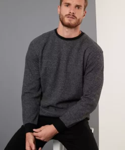 کاپشن مردانه نازک یقه گرد از جنس پنبه 456201 برند Buratti - 348215189