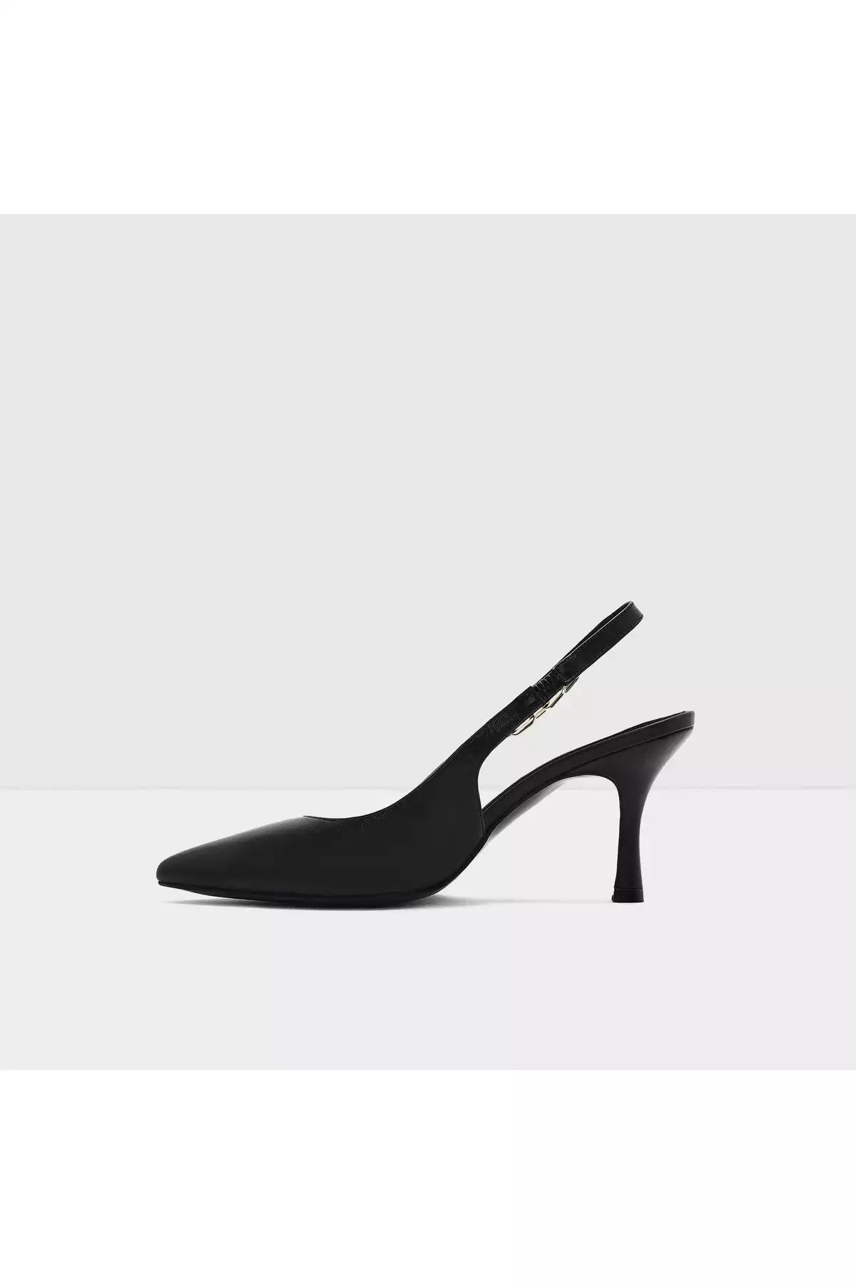 نلی-تیآر - کفش پاشنه بلند زنانه با رویه چرمی و پشت باز به رنگ مشکی برند Aldo - 925876496