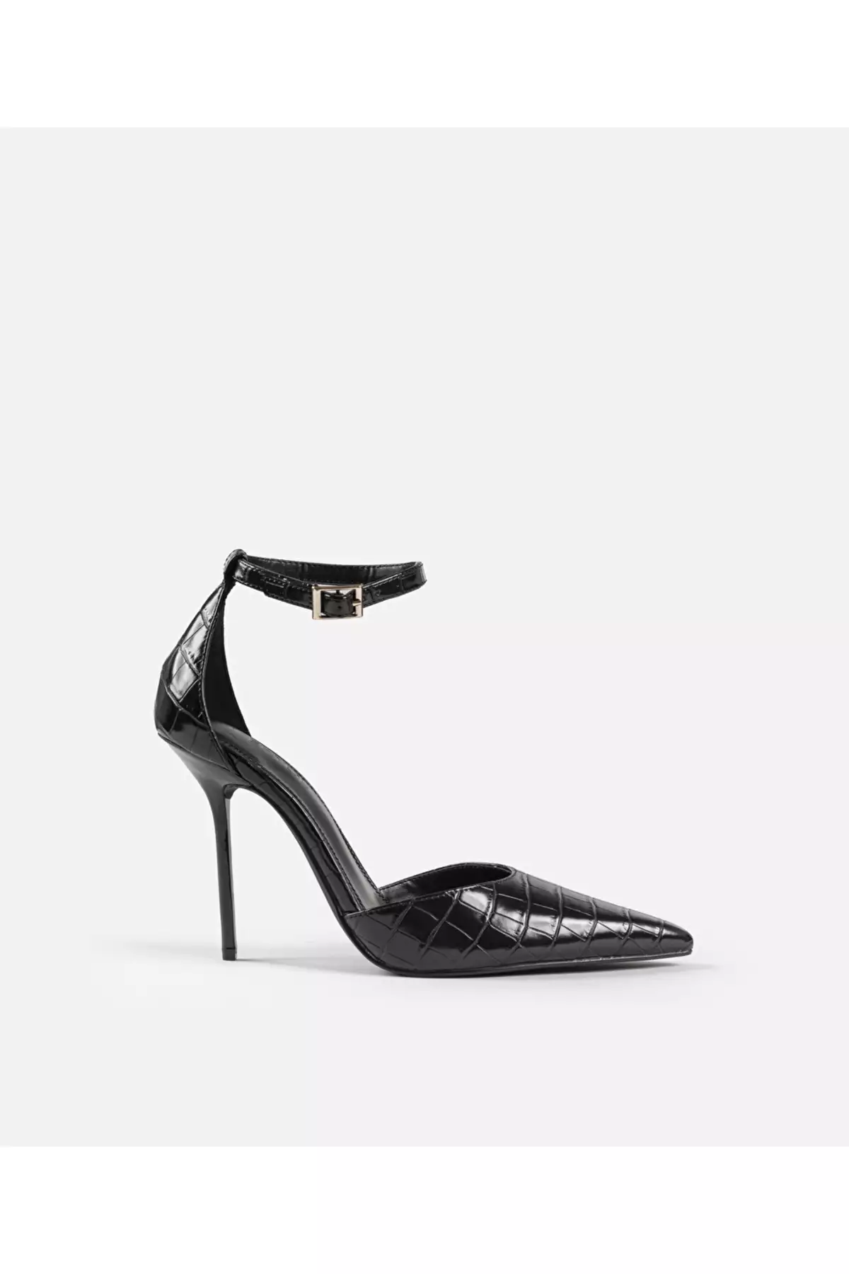 کفش پاشنهبلند با طرح پوست تمساح برند İpekyol - 1024370745