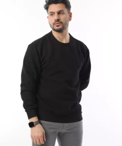 آستین بلند مردانه با یقه گرد و طرح هندسی کلاهدار برند Genie - 903752708