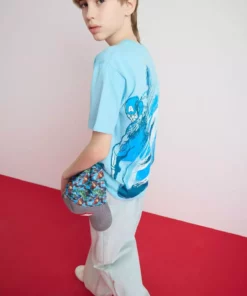 تیشرت آستین کوتاه یقهگرد کودکانه پسرانه مارول اونجرز E3097A825SM برند Defacto - 895012502