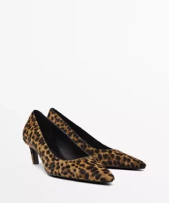 کفش پاشنه‌دار طرح‌دار برند Massimo Dutti - 984941538