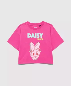 تیشرت صورتی با طرح دیزی داک - مدل فیت آزاد / برش راحت 7610331-71095 برند Mavi - 936169925