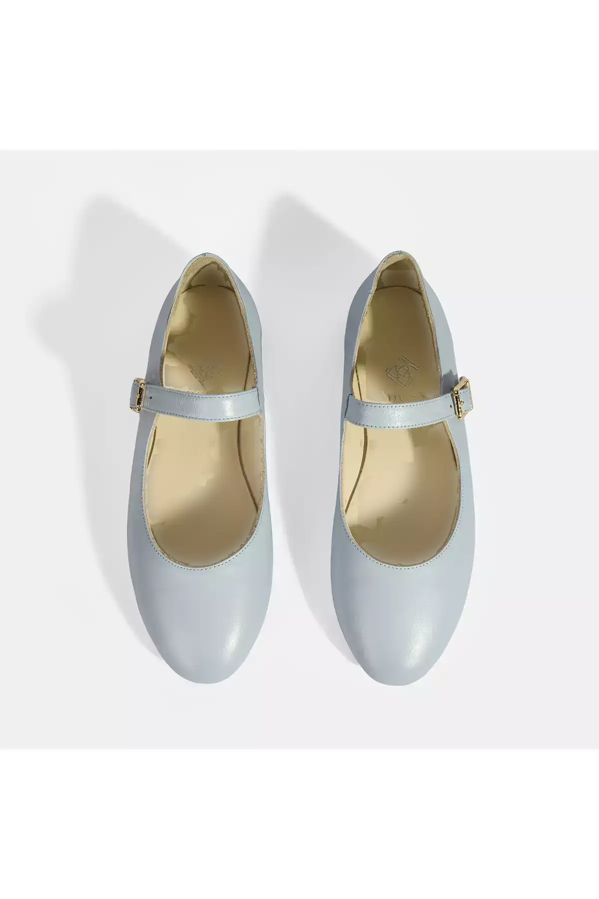 کفش بابی ماری جین چرمی آبی زنانه برند Desa - 917388767