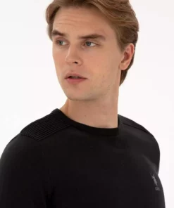 پلیور بافت سیاه برند U.S. Polo Assn. - 991330671