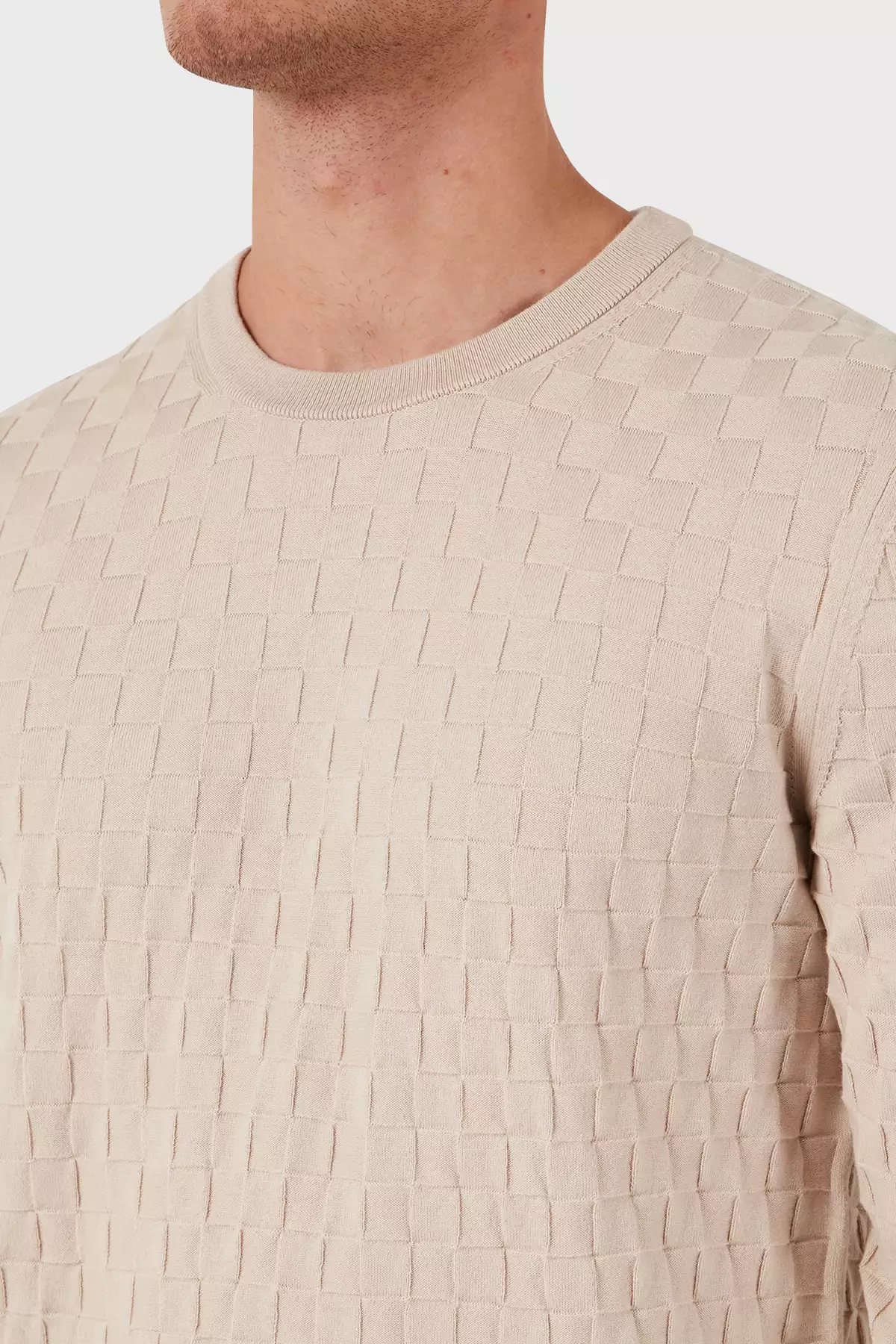 پولکُت مردانه با عرقچین گرد و مناسب بدن، مدل K10K113747ACE برند Calvin Klein - 863009320