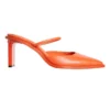 کفش زنانه کلاسیک پاشنه‌دار نارنجی با زیره ضد لغزش و لوگوی برند برند Calvin Klein - 829862960