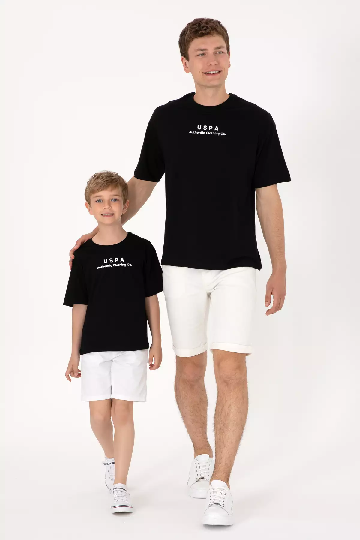 تیشرت یقه گرد سیاه برای پسران 50295983-VR046 برند U.S. Polo Assn. - 852127935