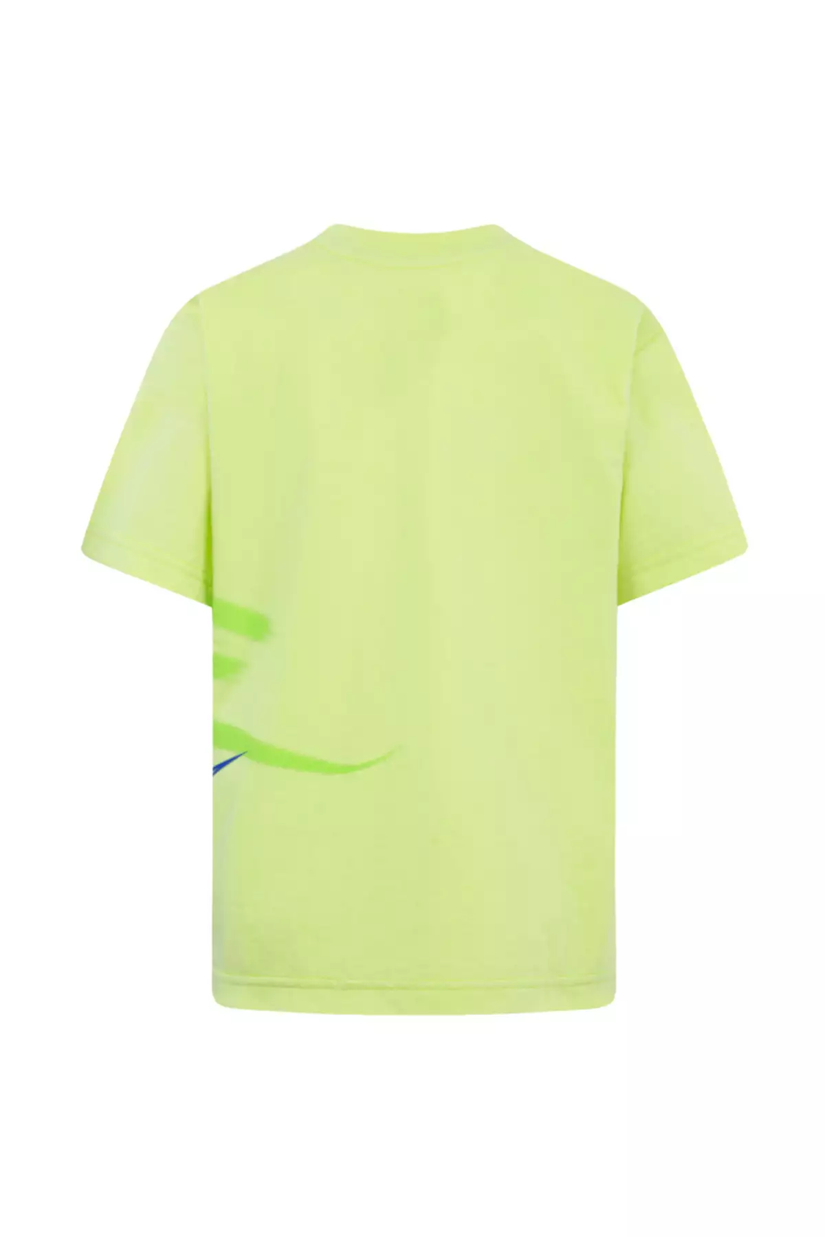 تیشرت کودک نئون سیرنگی با یقه صفر، 60% پنبه و 40% پلیاستر برند Nike - 1038156114