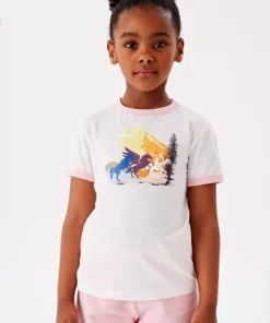 تی شرت سفید دخترانه بی‌جی استور برند Beverly Hills Polo Club - 803535457