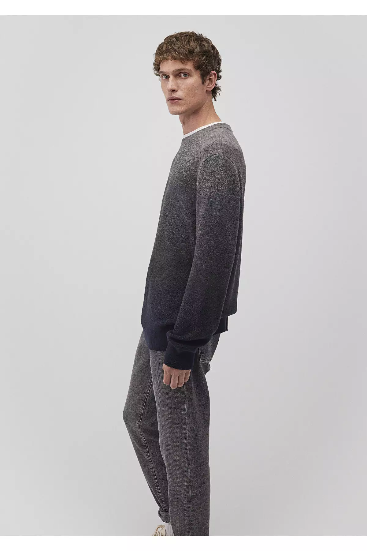 کاواز گرانوی یقه دوچرخهای خاکستری، اندازه باریک / دار کُش 070779-34686 برند Mavi - 168286486