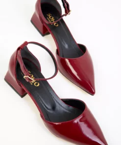 کفش پاشنه بلند کلاسیک زنانه بوردو رنگ ۲۰۲۸۳ برند SOHO - 898100613