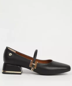 کفش پاشنه بلند مشکی زنانه مدل PC-55119 برند Pierre Cardin - 985369739