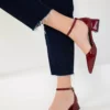 کفش پاشنه بلند کلاسیک زنانه بوردو رنگ ۲۰۲۸۳ برند SOHO - 898100613