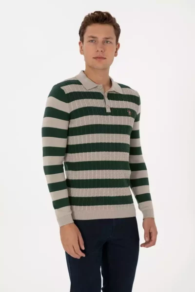 پولوشرت مردانه ملانژ TEKSPOR223498.3 برند U.S. Polo Assn. - 1040202938