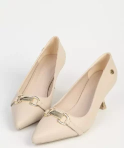 کفش پاشنه دار زنانه کرم PC-55015 برند Pierre Cardin - 985393829