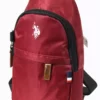 کیف سینه‌ی Plevr 23750، چرم قرمز، مناسب برای دوش و کمر برند U.S. Polo Assn. - 790204948