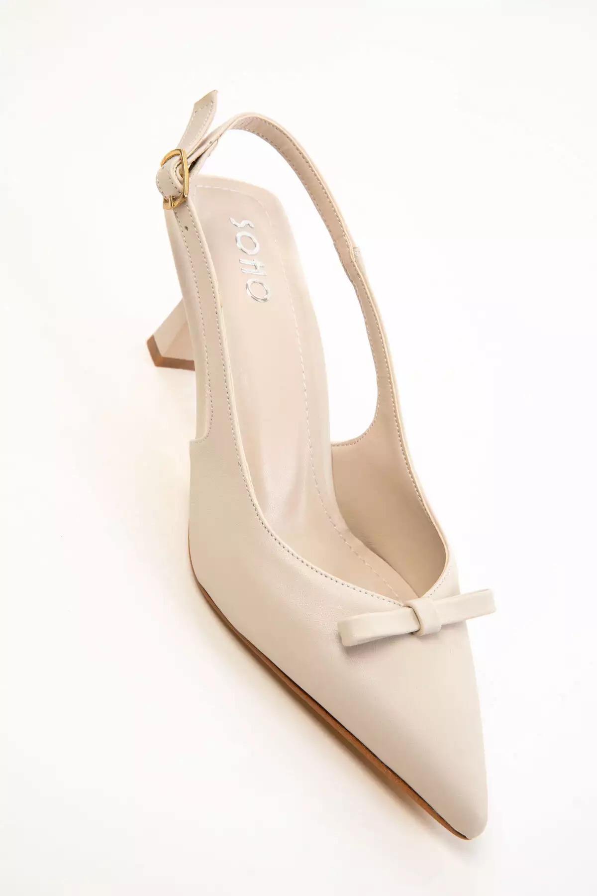 کفش پاشنهدار کلاسیک زنانه بژ مدل 20597 برند SOHO - 931887674