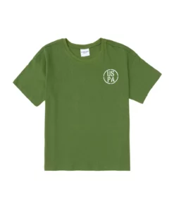 تیشرت سایز بزرگ یقه گرد سبز مخصوص پسران 50298981-VR054 برند U.S. Polo Assn. - 891734174
