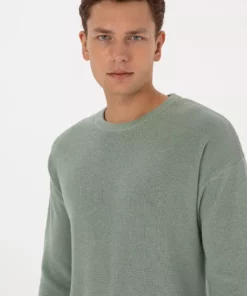 کالا مردانه سبز ملانژ بافت ساده 50313679-VR115 برند U.S. Polo Assn. - 1038063702