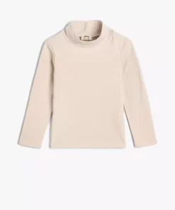 تیشرت یقه گرد ماهیگیر با آستین بلند básicos برند Koton - 784807054