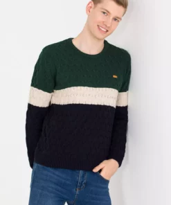 پولوشرت آبی تیره مردانه با یقه گرد کد 50256669-VR033 برند U.S. Polo Assn. - 871233091