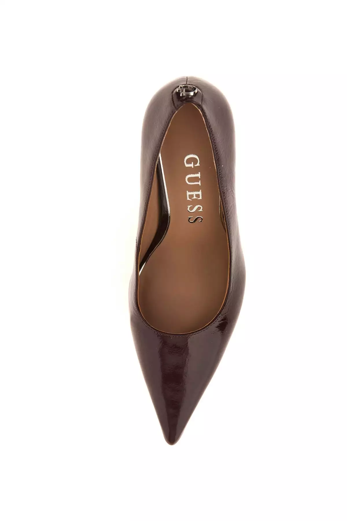 میتوان این محصول را به عنوان "کفش پاشنهدار چرم قرمز زنانه پریندی" ترجمه کرد. برند Guess - 994064641