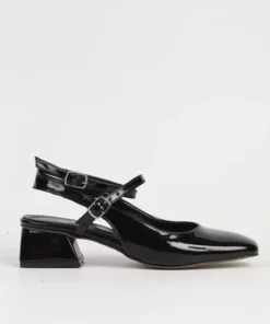 کفش پاشنهبلند زنانه مشکی براق مدل PC-54690 برند Pierre Cardin - 900539017