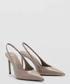 کفش پاشنه بلند لمینت برند MANGO - 982811023