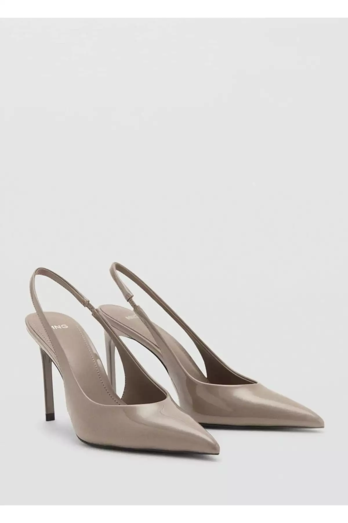 کفش پاشنه بلند لمینت برند MANGO - 982811023