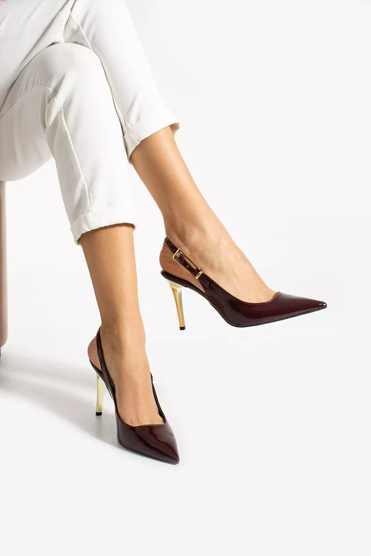 کفش زنانه پاشنهبلند bordو برند MissPapatya - 803382892