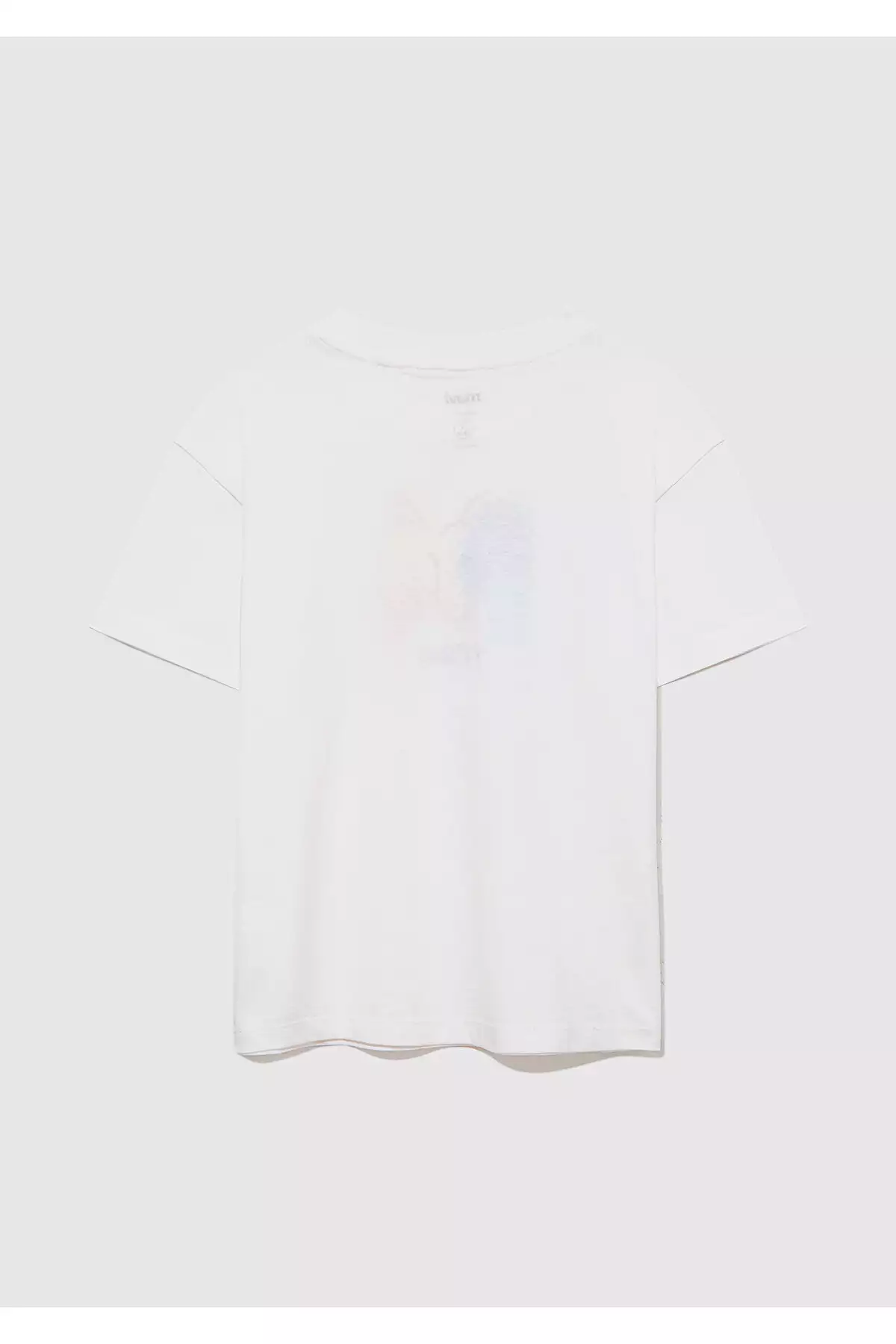 تیشرت کدی با طرح لوگو - رنگ کرم - فیت آزاد / برش راحت برند Mavi - 917783511