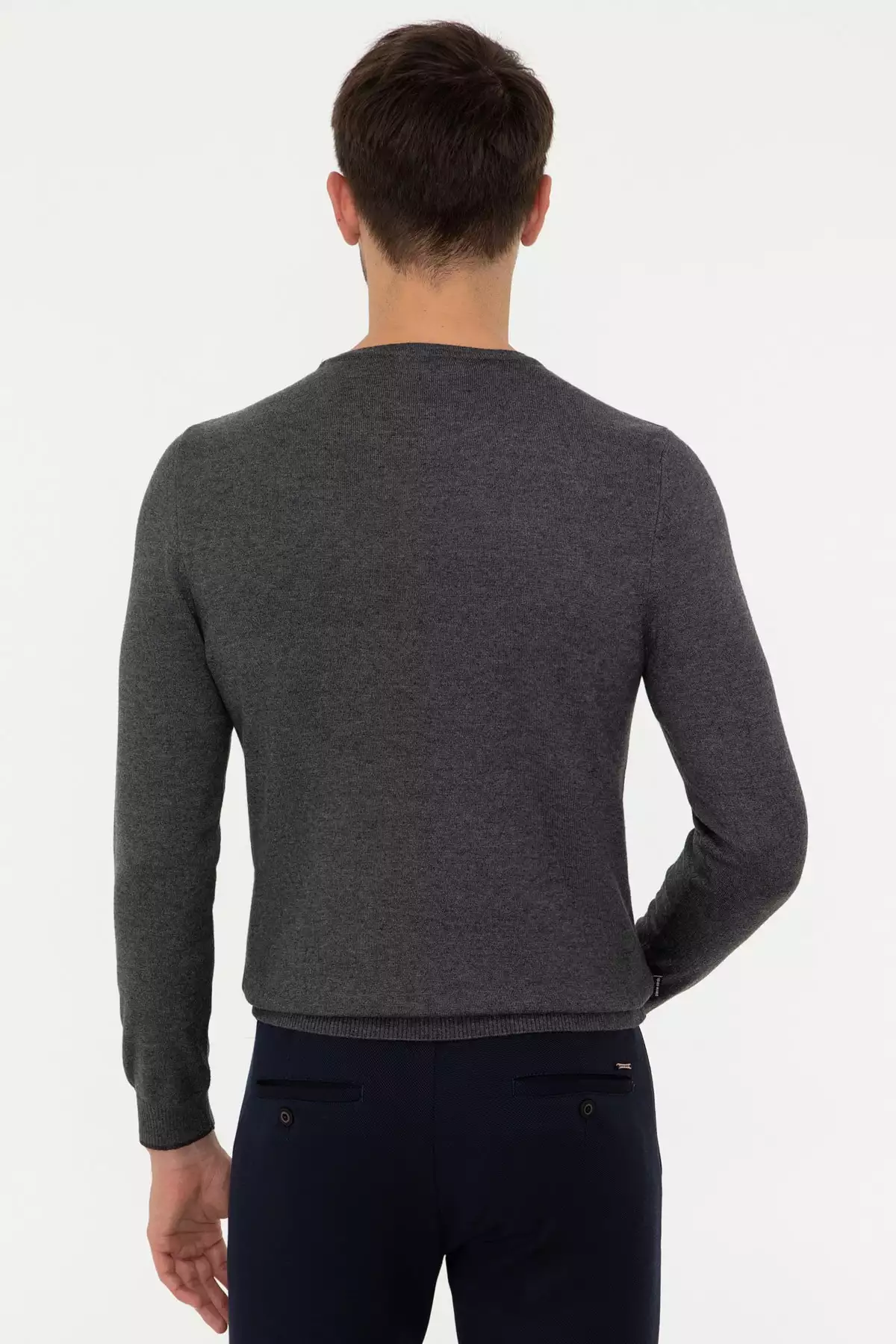 کالج مردانه مشکی ملانژ برند Pierre Cardin - 176804503